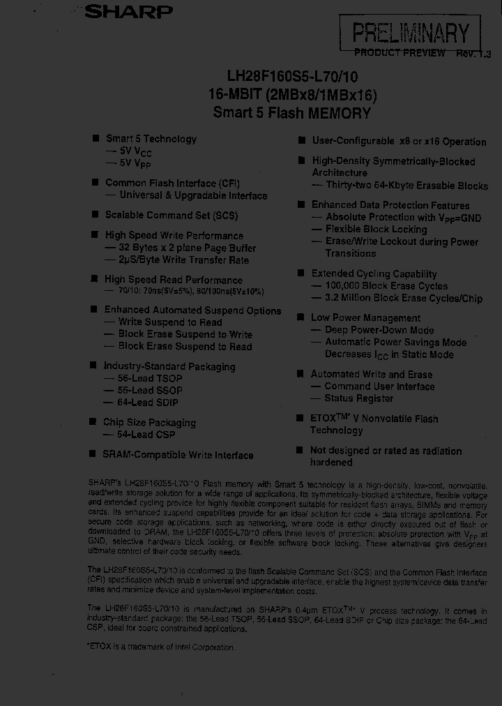 LH28F160S5_127880.PDF Datasheet