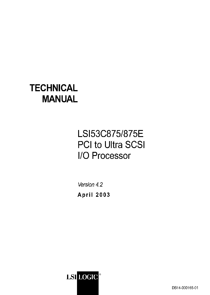LSI53C875E_716345.PDF Datasheet