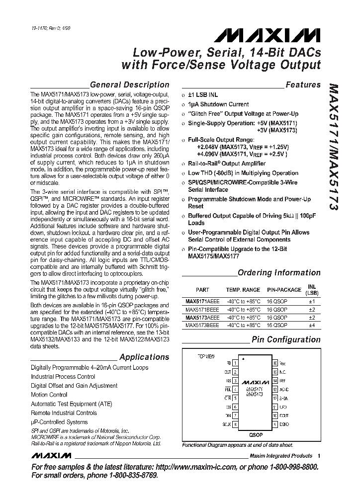 MAX5171_43967.PDF Datasheet