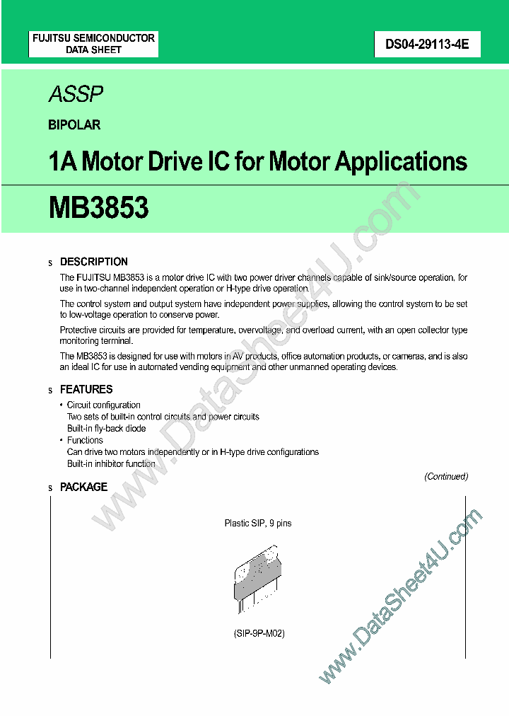 MB3853_699739.PDF Datasheet