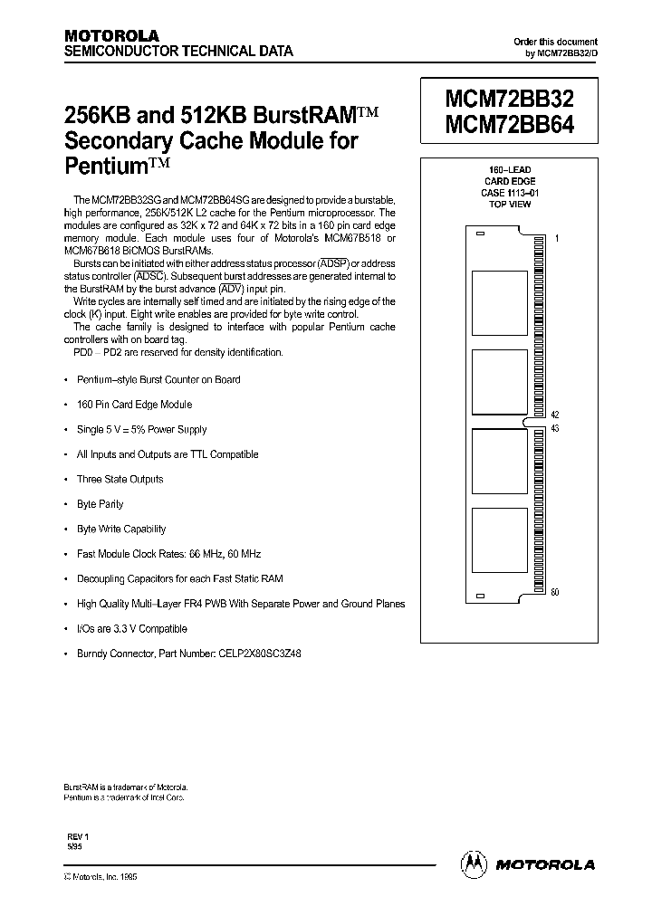 MCM72BB64SG66_621243.PDF Datasheet