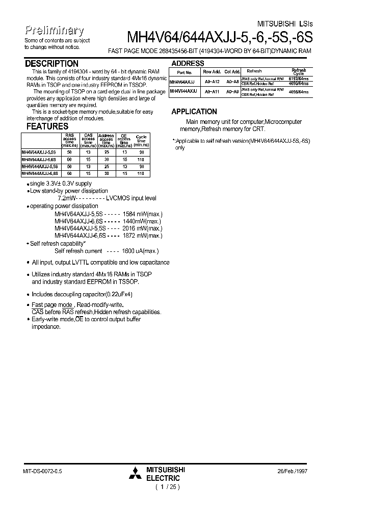 MH4V64AXJJ-6_694832.PDF Datasheet