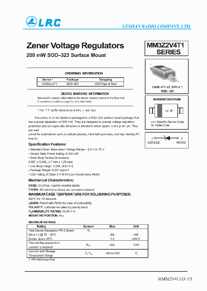 MM3Z30VT1_562291.PDF Datasheet