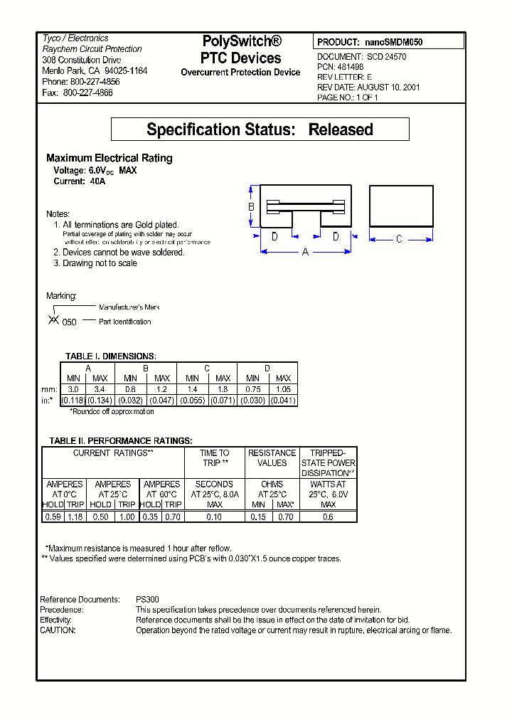 NANOSMDM050_636687.PDF Datasheet