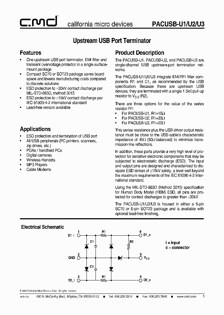 PACUSB-U1_561605.PDF Datasheet