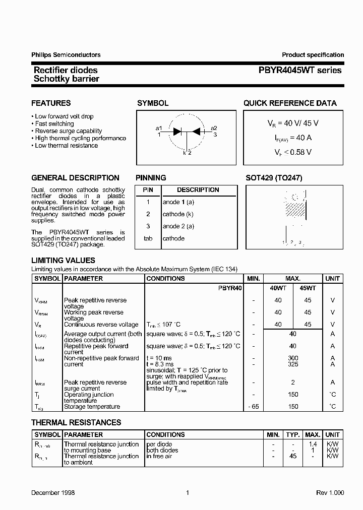 PBYR4045WT_766568.PDF Datasheet