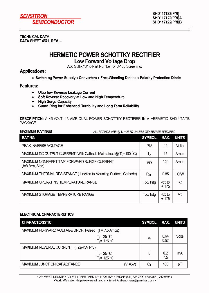 SHD117122NB_635221.PDF Datasheet