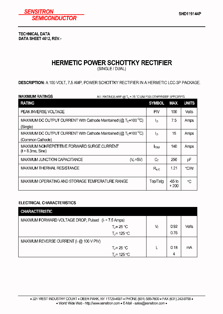 SHD119144P_635626.PDF Datasheet