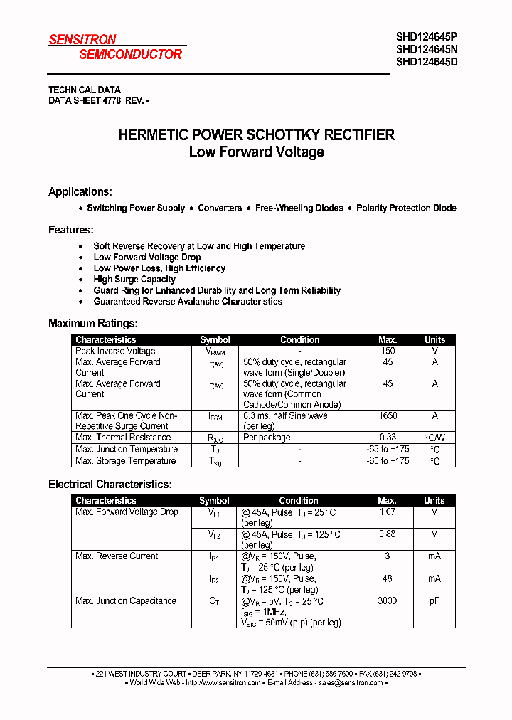 SHD124645N_642208.PDF Datasheet