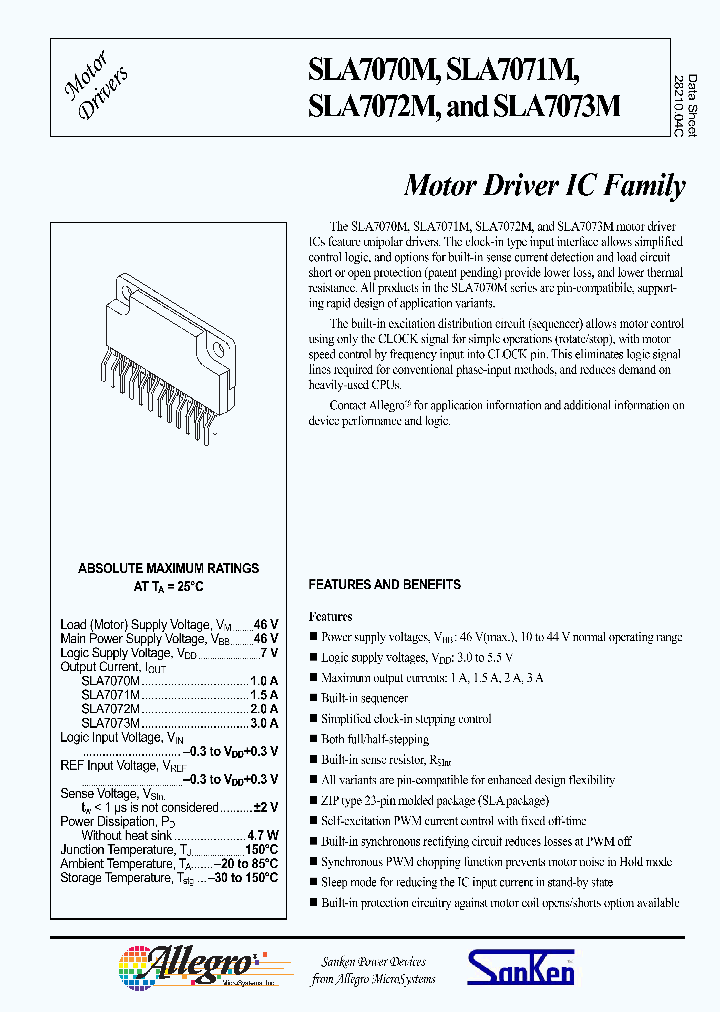SLA7070MR_583530.PDF Datasheet