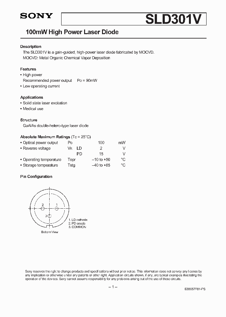 SLD301V_591591.PDF Datasheet