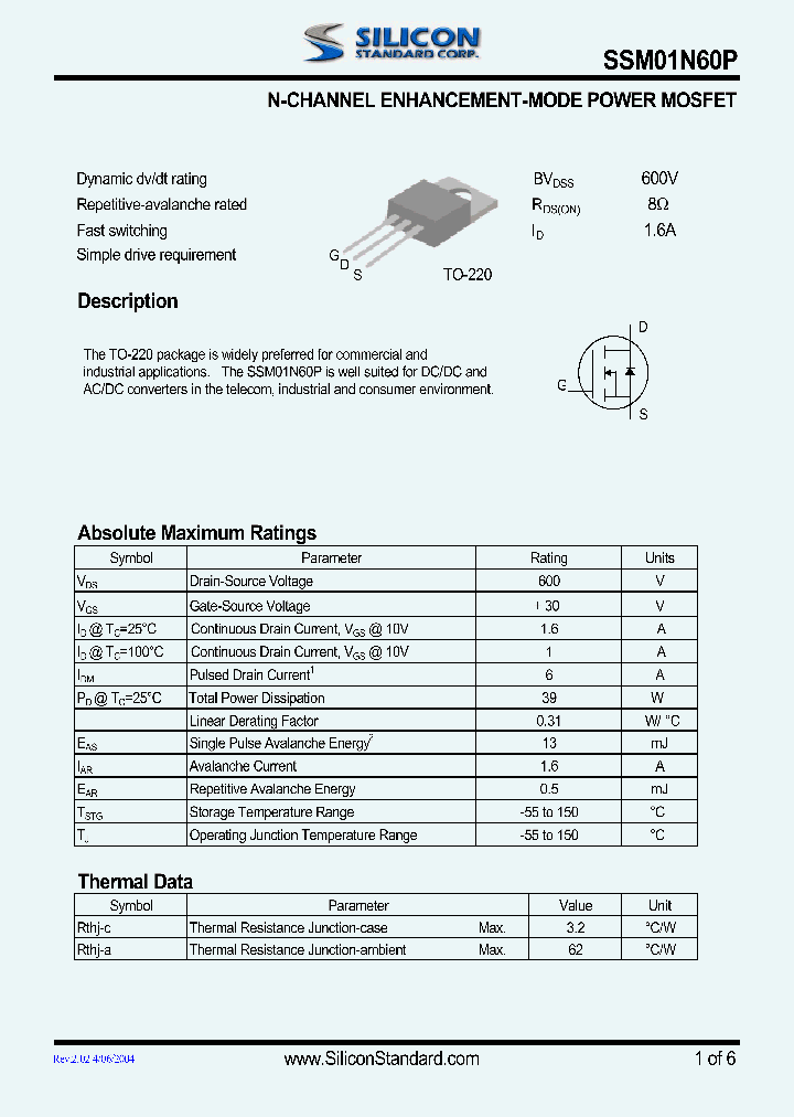 SSM01N60P_753723.PDF Datasheet