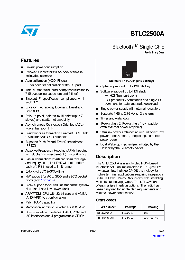 STLC2500A_621879.PDF Datasheet