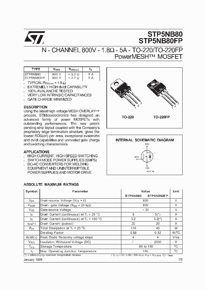 STP5NB80_65066.PDF Datasheet