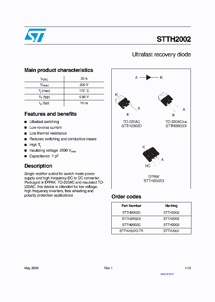 STTH2002_720082.PDF Datasheet