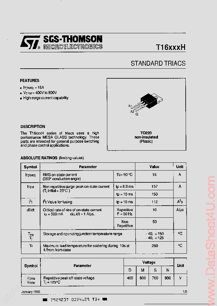 T1613MH_561455.PDF Datasheet