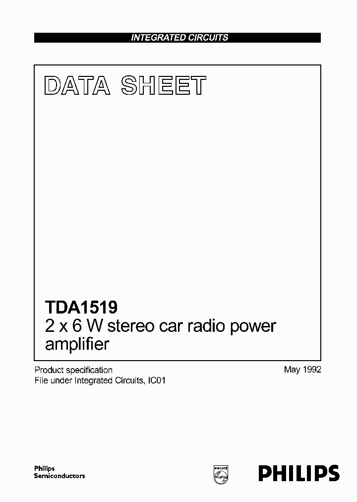 TDA1519_560595.PDF Datasheet