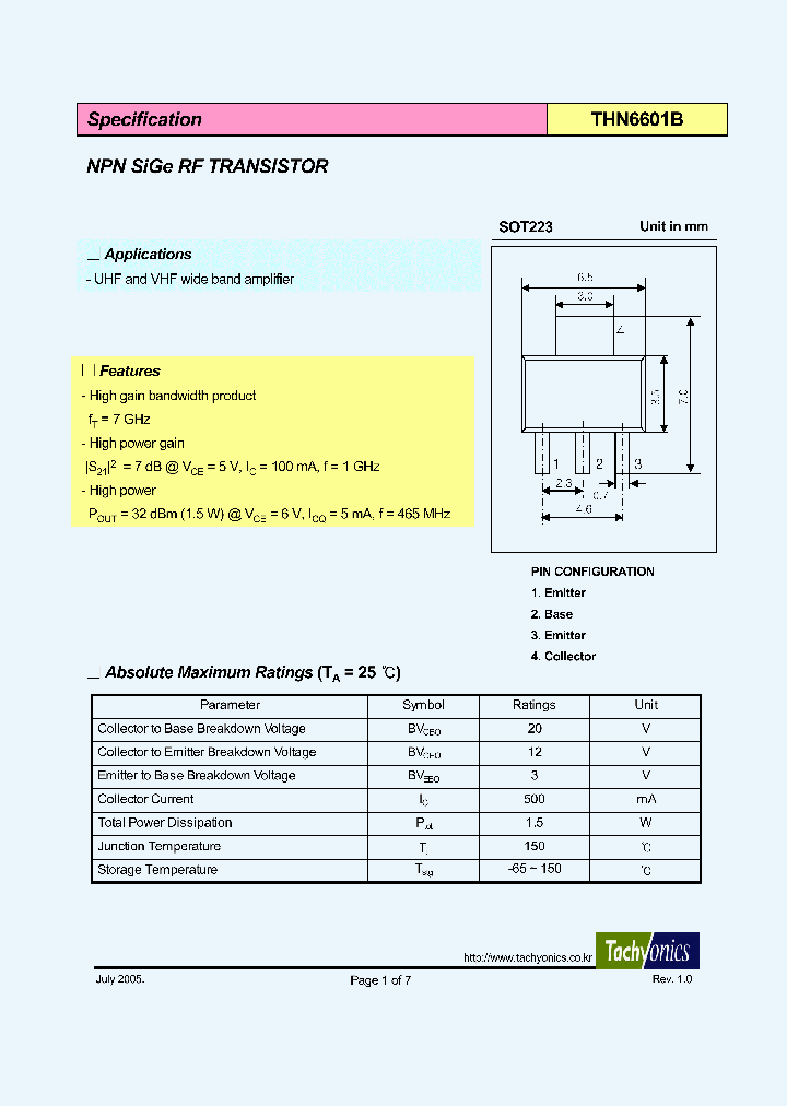 THN6601B_637849.PDF Datasheet