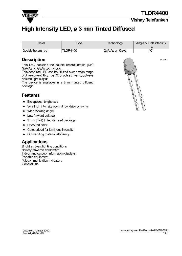 TLDR4400_707273.PDF Datasheet