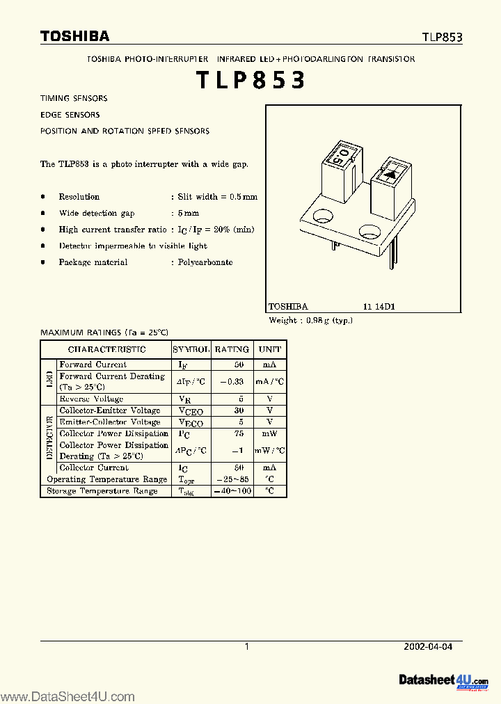 TLP853_676828.PDF Datasheet