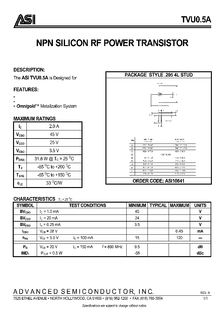 ASI10641_132695.PDF Datasheet