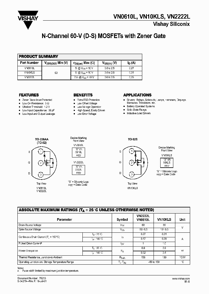 VN10KLS_579649.PDF Datasheet