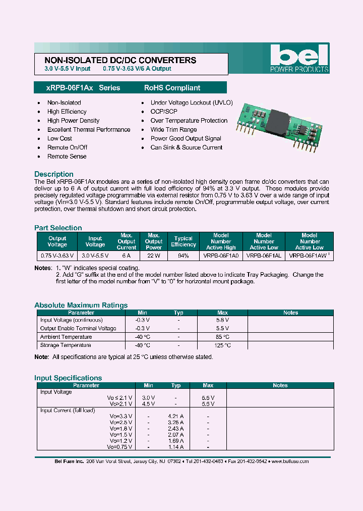 VRPB-06F1A0_679384.PDF Datasheet