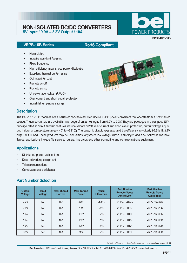 VRPB-10B09S_679407.PDF Datasheet