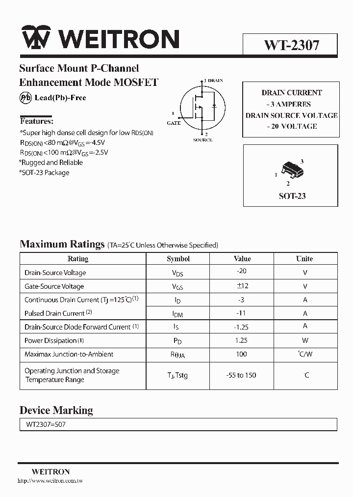 WT2307_658392.PDF Datasheet