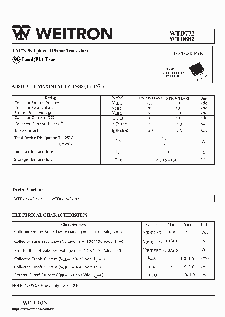 WTD882_658324.PDF Datasheet