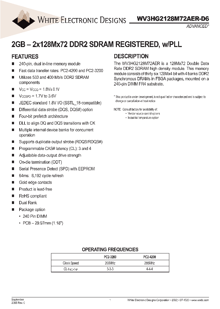 WV3HG2128M72AER534D6MG_651279.PDF Datasheet