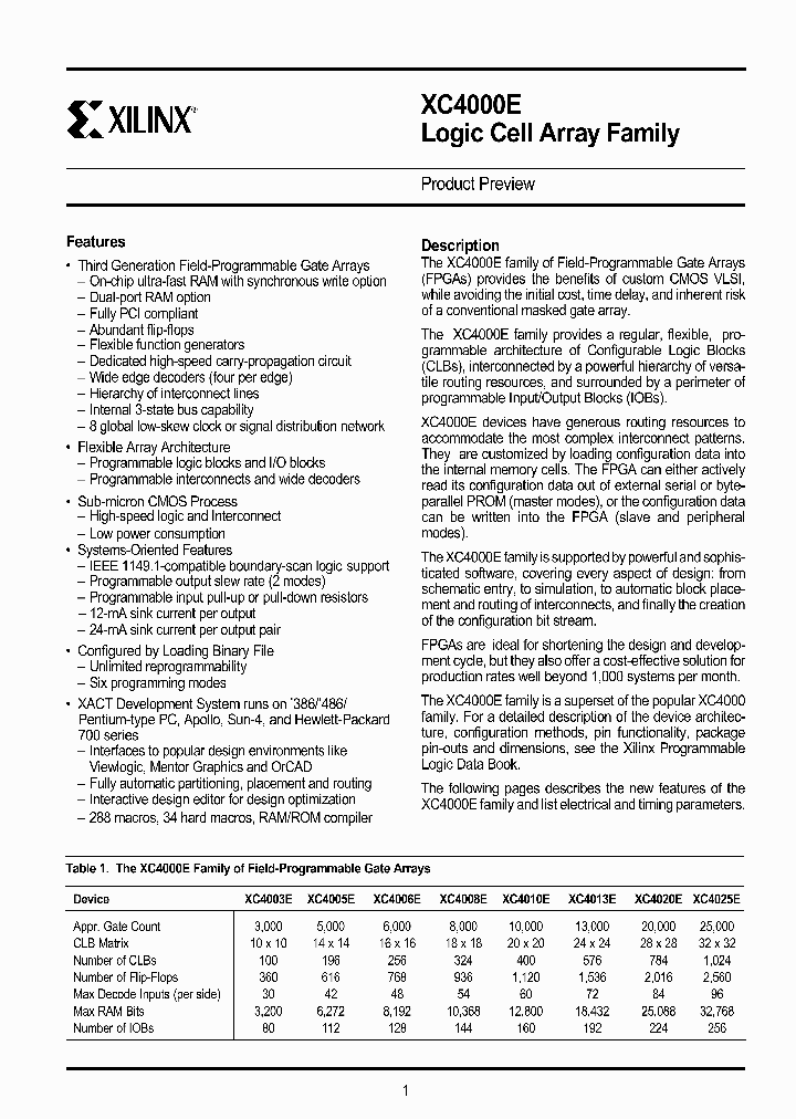 XC4000E_45686.PDF Datasheet