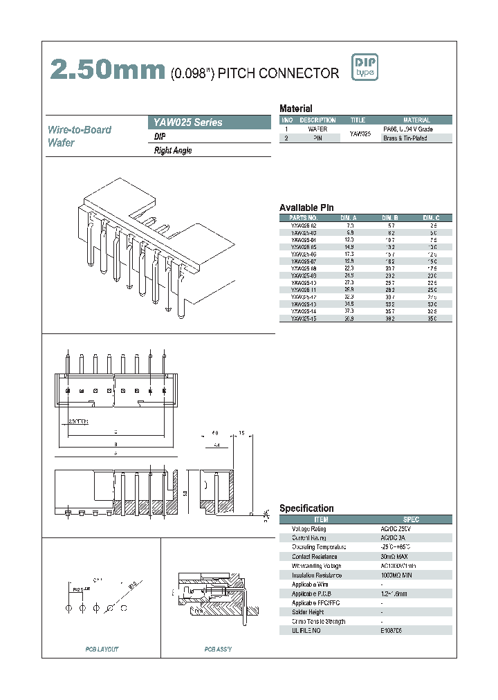 YAW025_649666.PDF Datasheet