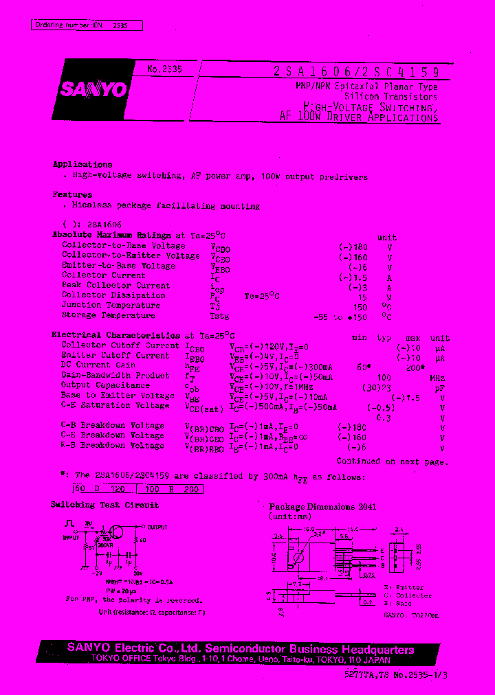 2SC4159_1015327.PDF Datasheet