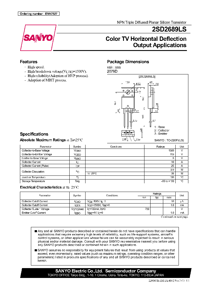 2SD2689LS_943669.PDF Datasheet