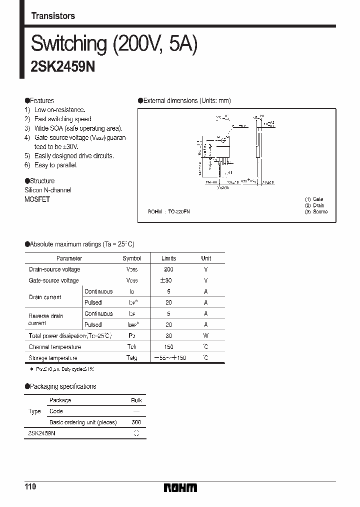 2SK2459N_943118.PDF Datasheet