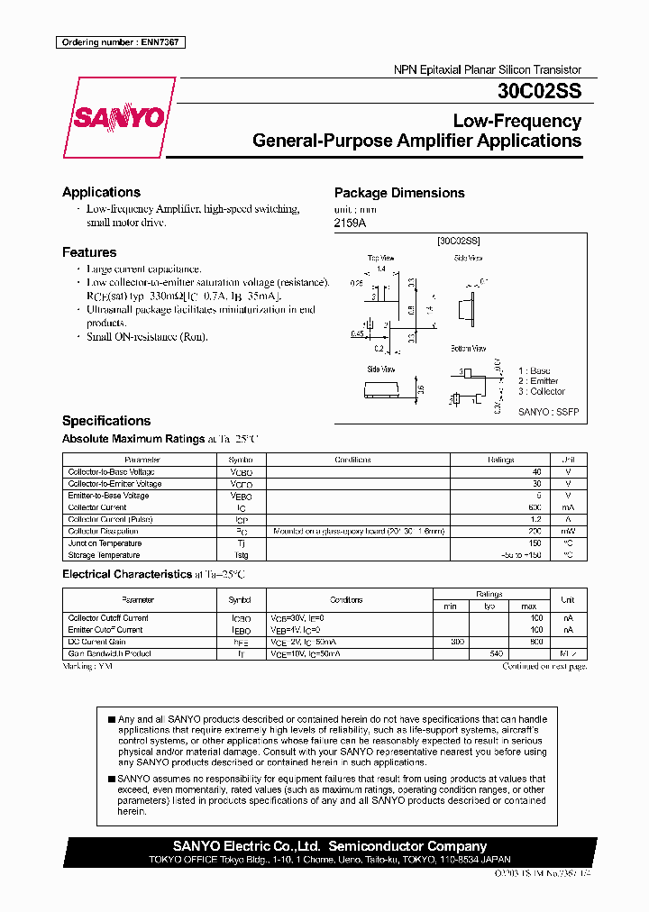 30C02SS_936973.PDF Datasheet