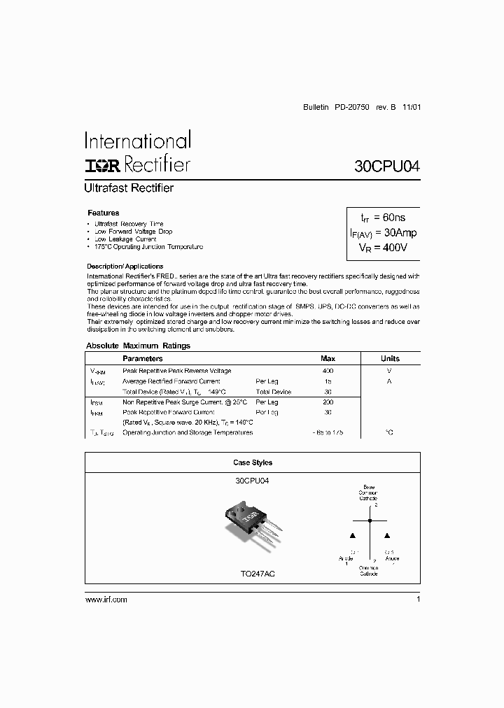 30CPU04_1027002.PDF Datasheet