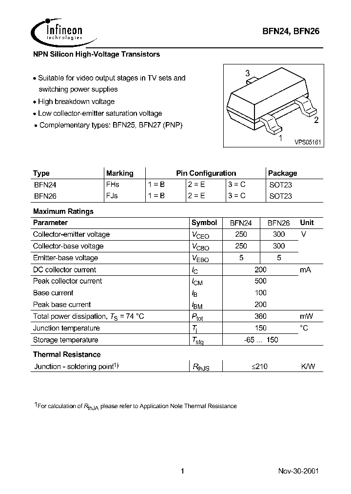 BFN26_824869.PDF Datasheet