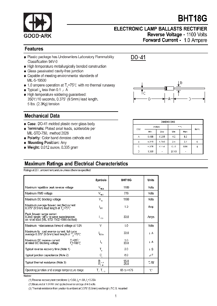 BHT18G_1023511.PDF Datasheet