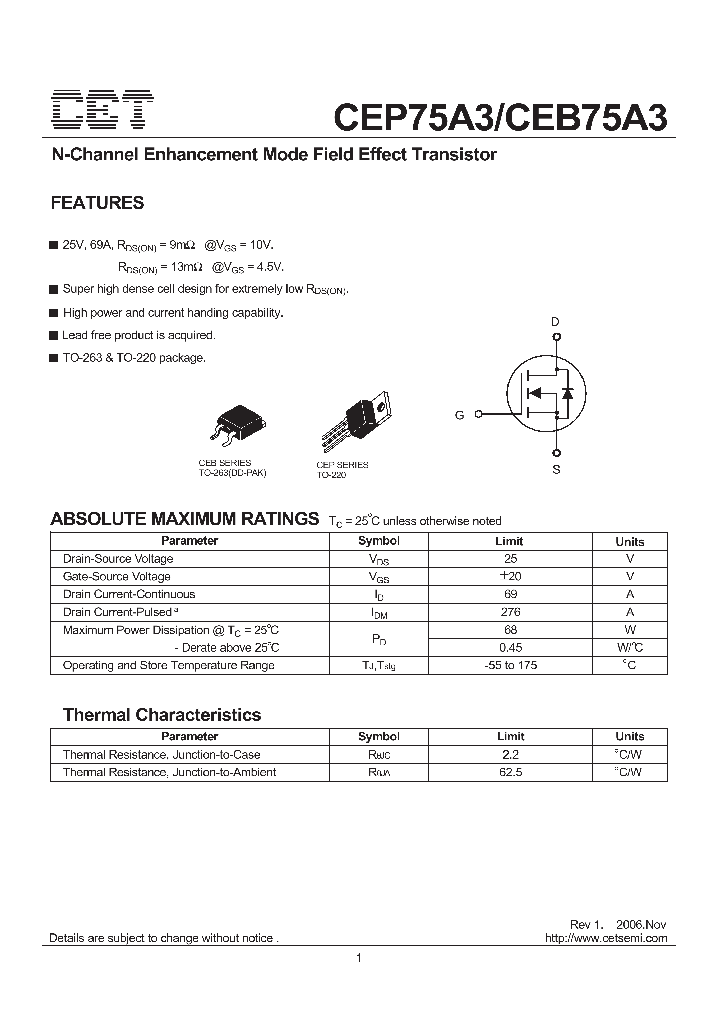 CEP75A3_743362.PDF Datasheet