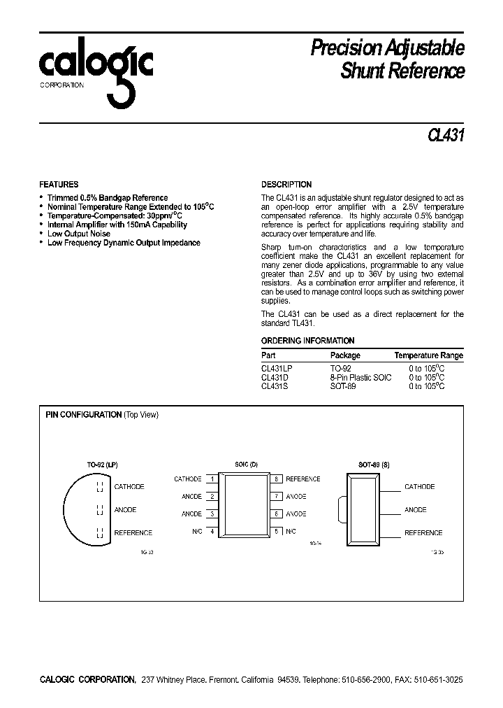 CL431LP_1024101.PDF Datasheet