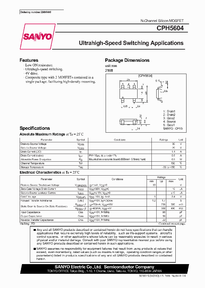 CPH5604_1012452.PDF Datasheet