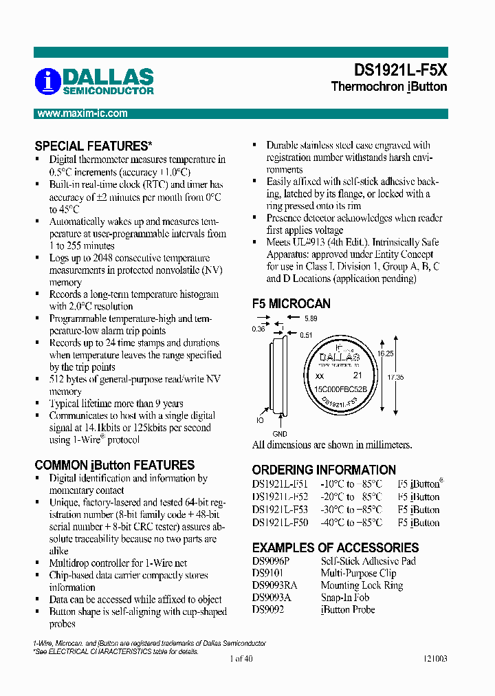 DS1921L-F52_687333.PDF Datasheet