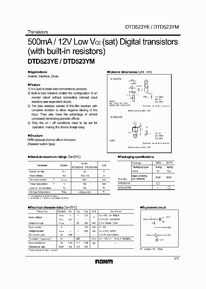 DTD523YM_734633.PDF Datasheet