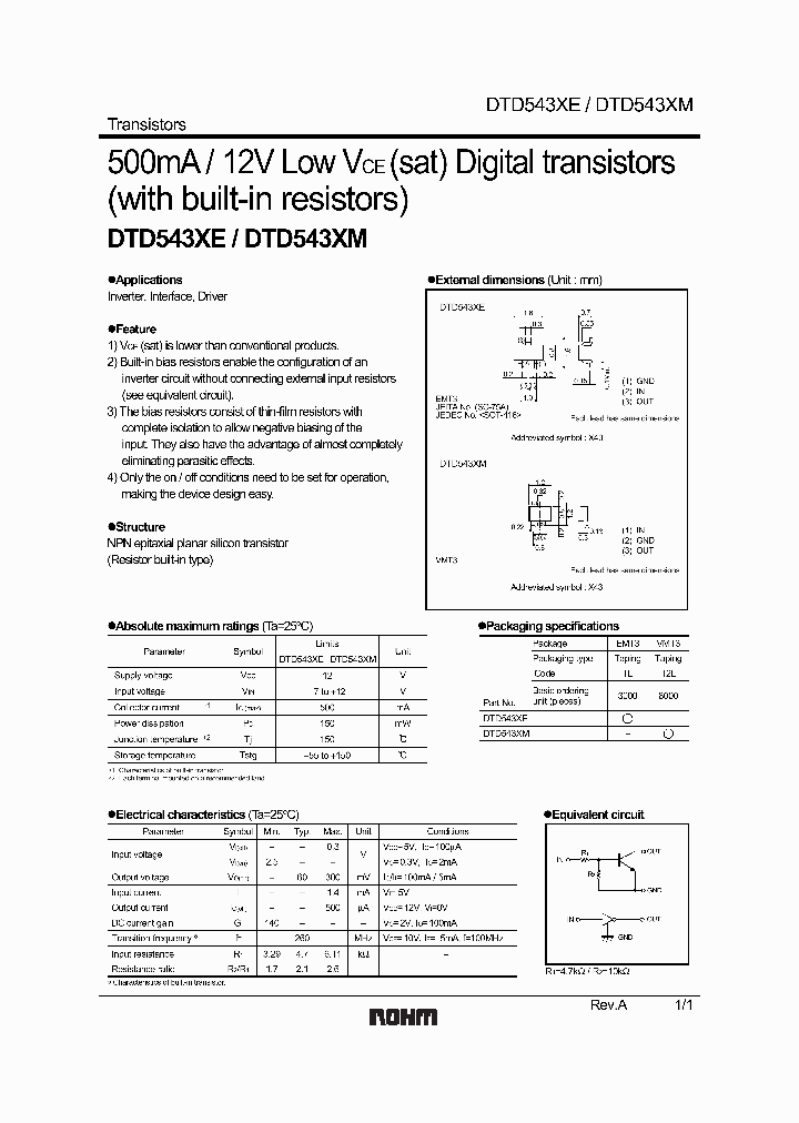 DTD543XE_734615.PDF Datasheet