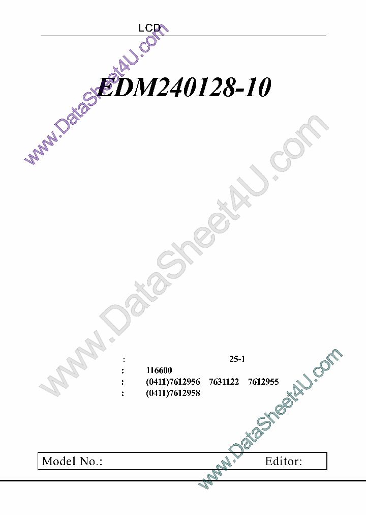 EDM240128-10_1017214.PDF Datasheet