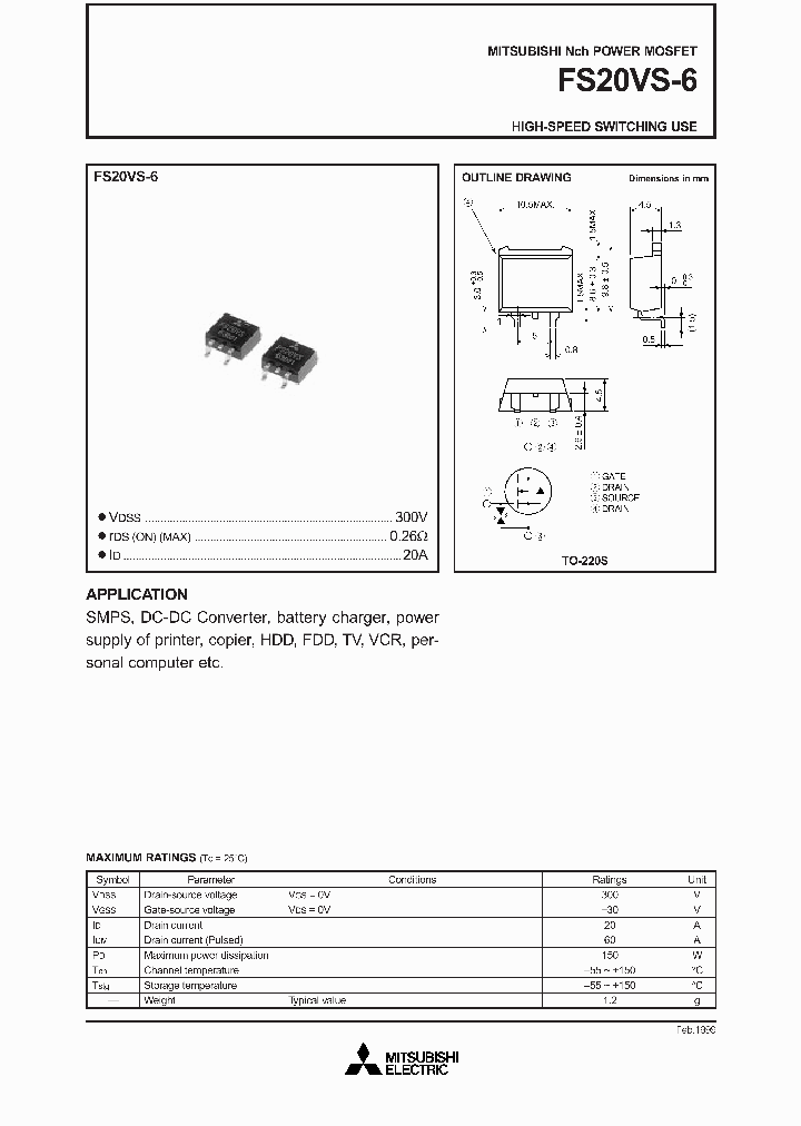 FS20VS-6_775891.PDF Datasheet