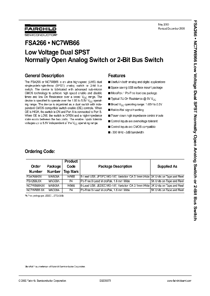 FSA266K8X_853706.PDF Datasheet