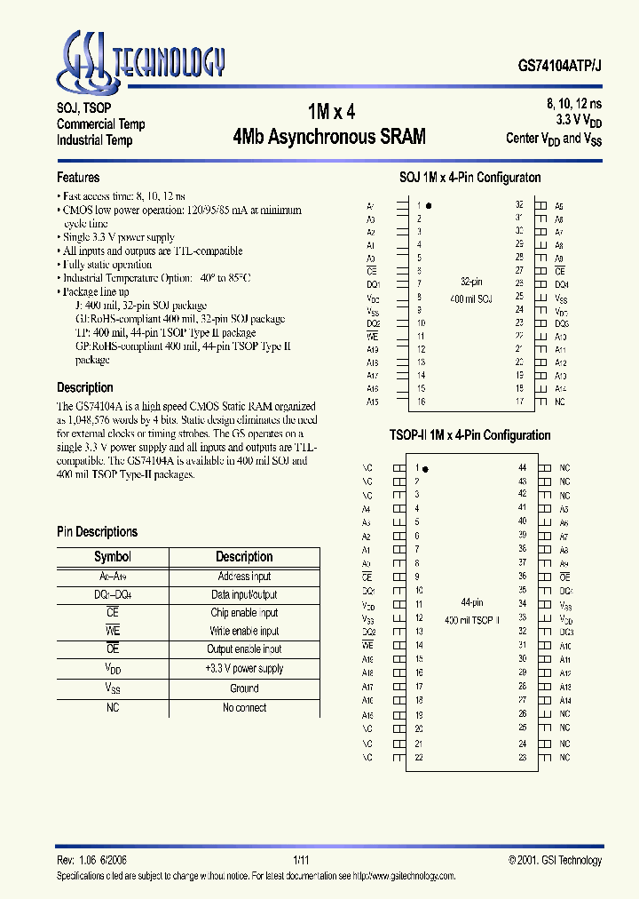 GS74104ATP-8I_620785.PDF Datasheet